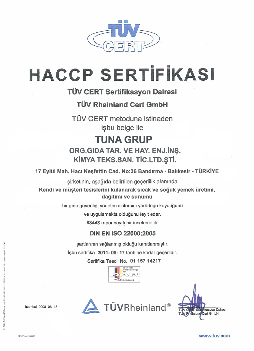 ISO 22000:2005-HACCP